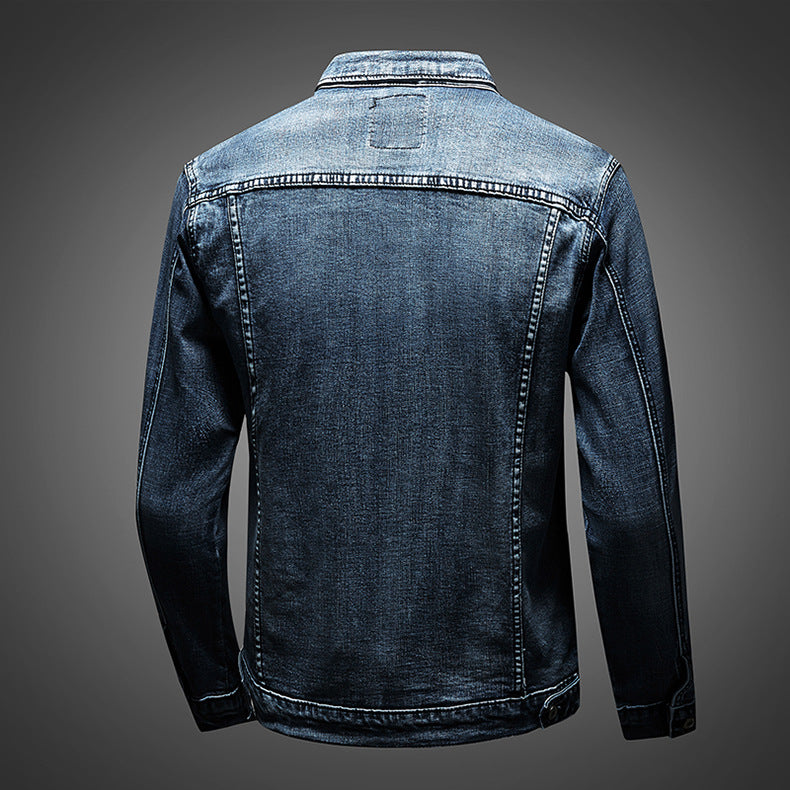 Plus Size Men's Denim Clothes Jacket Coat