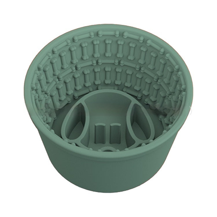 Soft And Durable Silicone Dog Food Bowl Multi-purpose Design