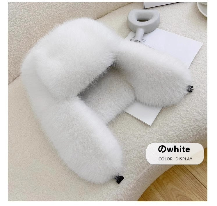 Full Fur Ushanka Thick Warm Wind-proof Cap