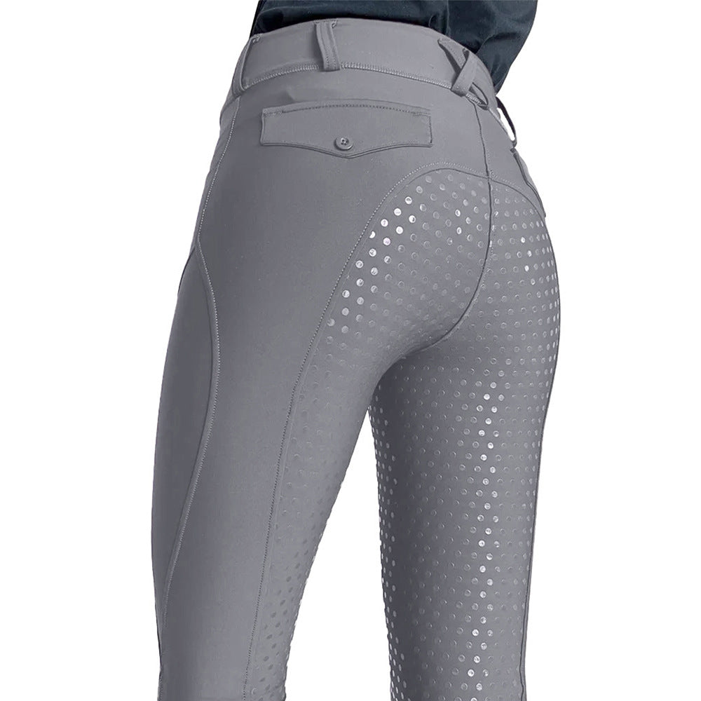 Equestrian Pants Women's High Waist Non-slip Wear-resistant Jodhpurs