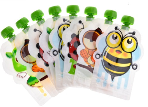 Of Homemade Fruit Puree In A Sealed Food Supplement Storage Bag  8 Pcs