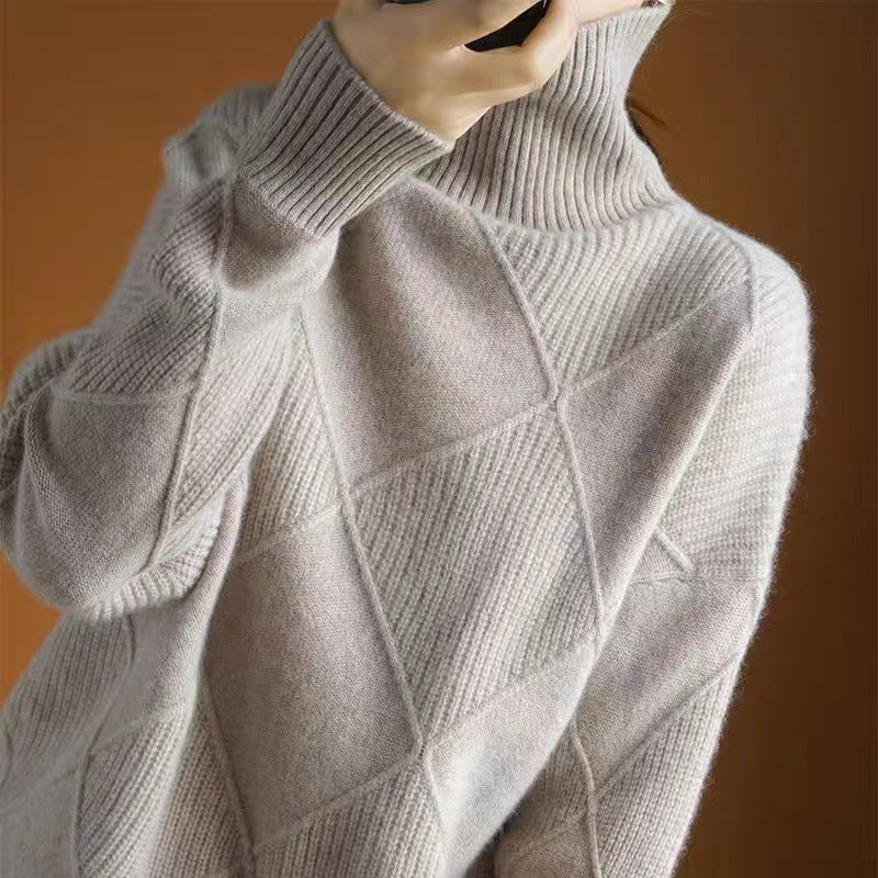 Knitwear Autumn And Winter Long-sleeved Outer Wear Bottoming Shirt