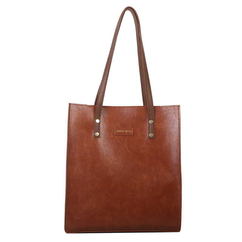 Western Style All-matching Shoulder Bag Portable Tote Bag