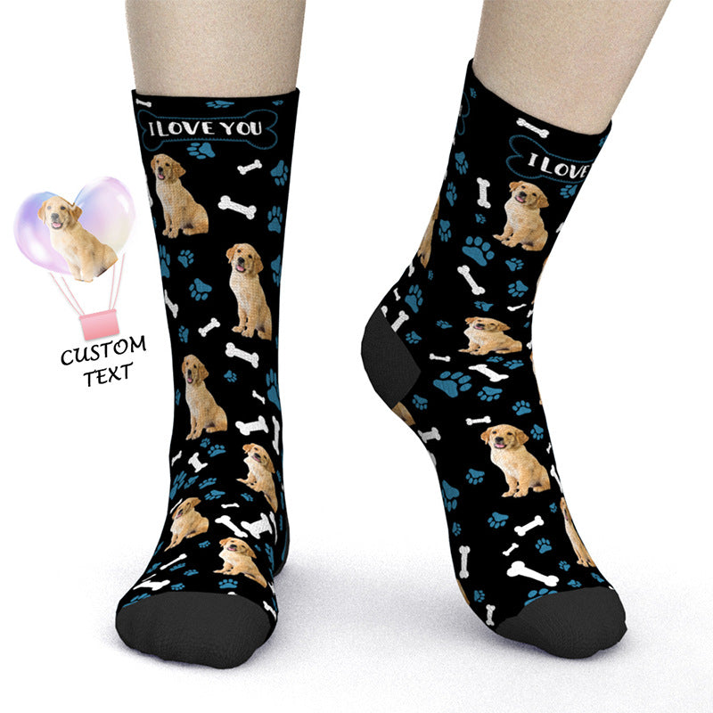 Personalized Photo Socks To Make Tube Socks Male And Female Socks Printing