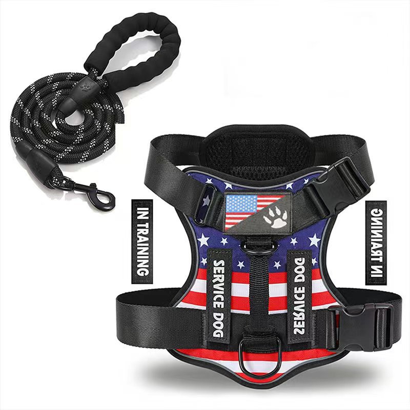 Large Dog Tactical Chest Strap Vest