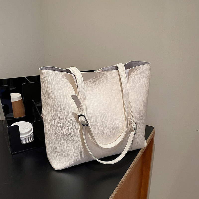 Women's Fashion Simple Solid Color Single Shoulder Underarm Bag