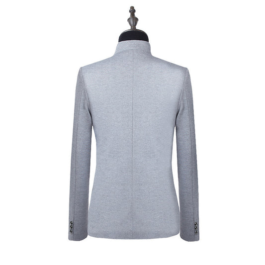 Men's Casual Slim Solid Color Top Coat