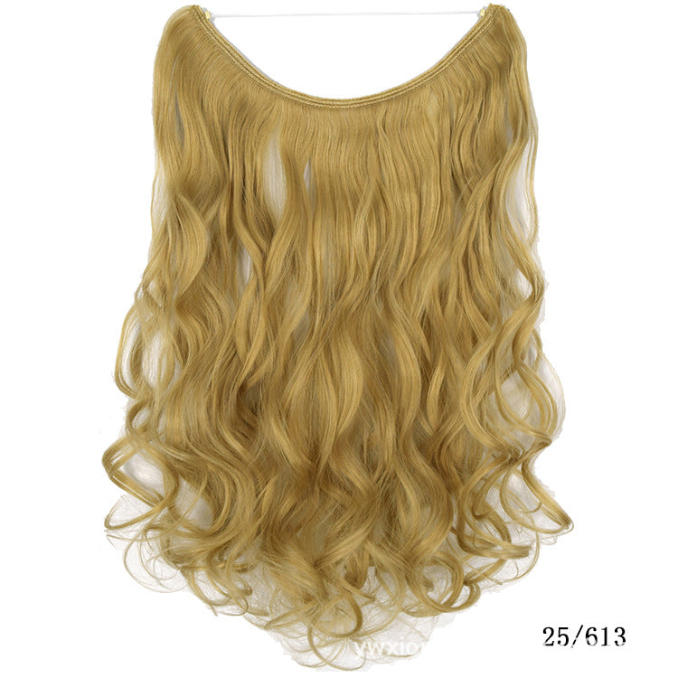 Women's One-piece Seamless Hair Extension Wig Set