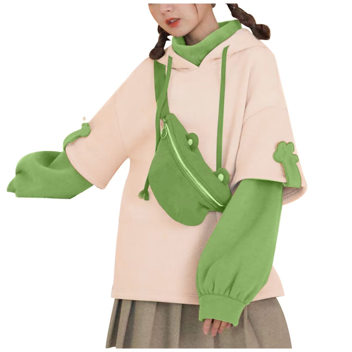 Color Matching Long-sleeved Women Blouse