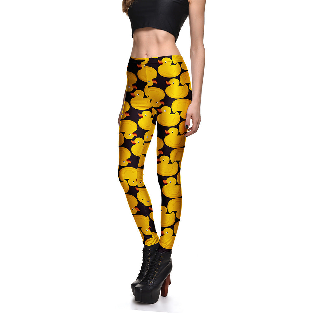 Fashionable New Hot Leggings Lady Duck