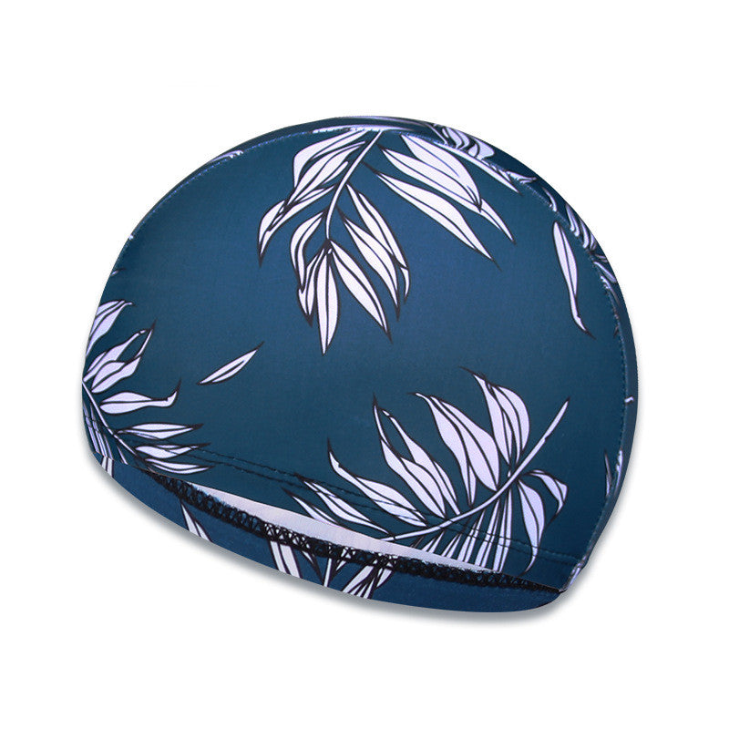 Men's And Women's Fashion Printing Quick-drying Breathable Swimming Hat