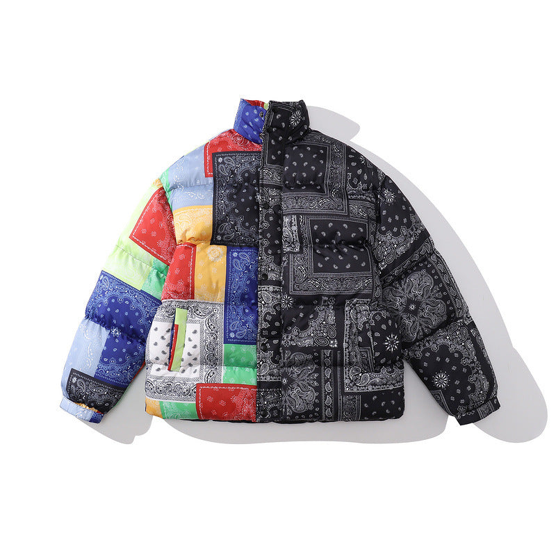 Longteng Full Printed Cotton Clothes High Street Loose