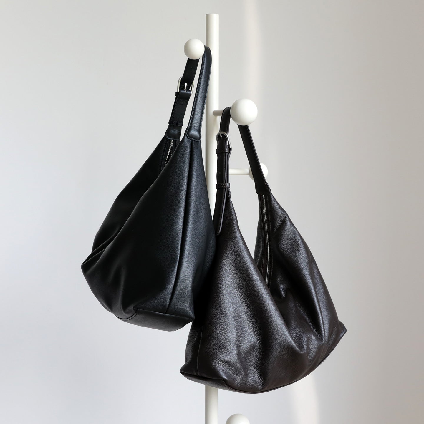 Versatile Leather Commuter Tote Shoulder Bag