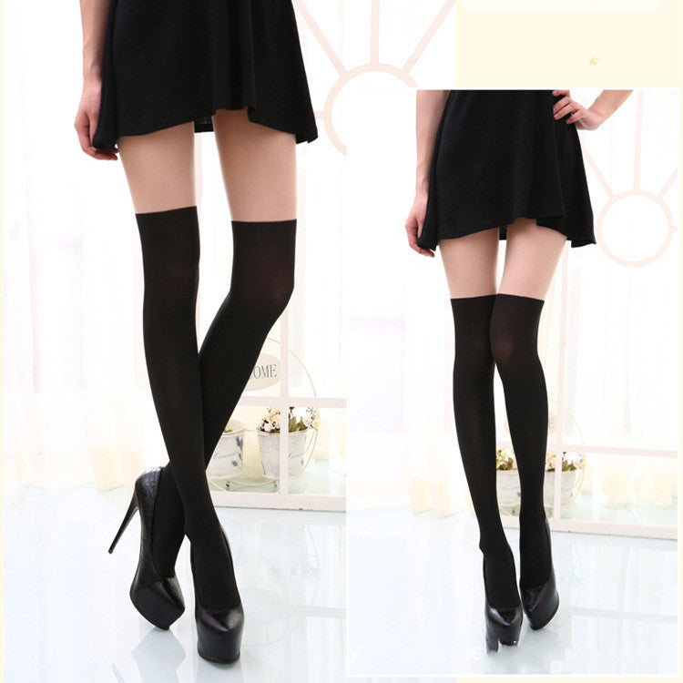 Knee Bare Legs Artifact Bottoming Pantyhose