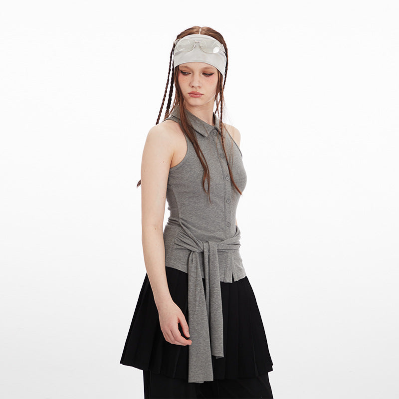 Design Waistcoat Vest Sleeveless Fashion Hot Girl Vest Top
