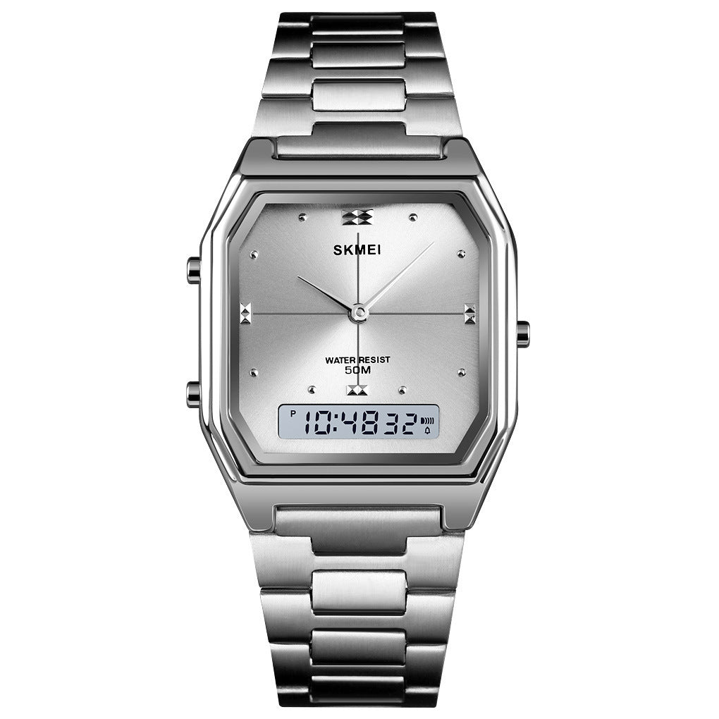 Mens Multifunctional Sports Waterproof Alarm Electronic Watch