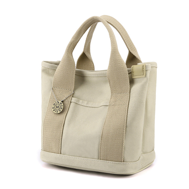 Outdoor Small Clutch Large Capacity Canvas Reticule