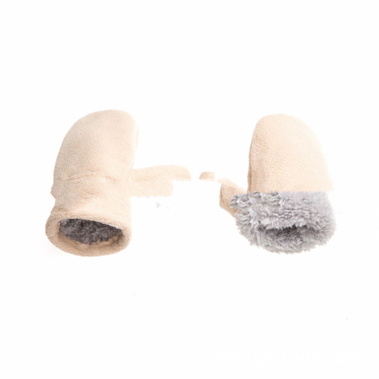 Børneluffer Polar Fleece Shu Bomuld Fleece Velcro Handsker