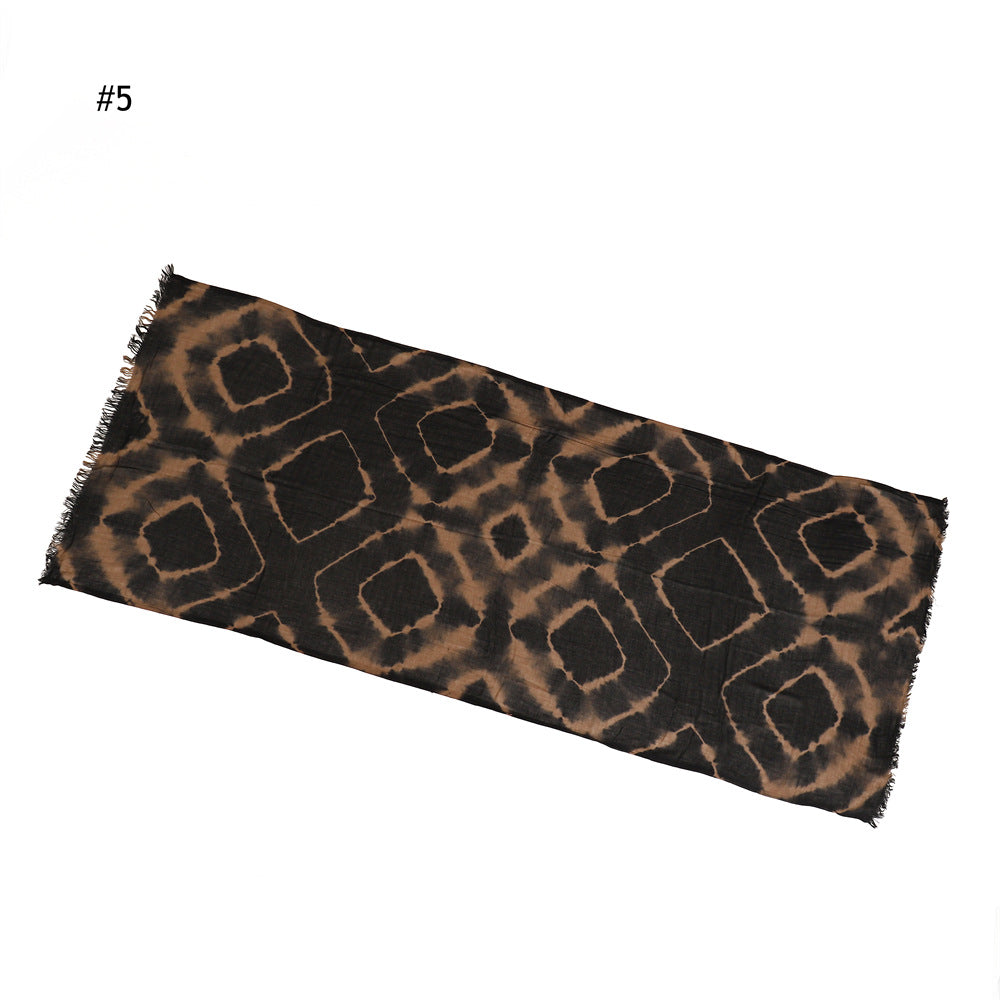 Solid Color Thin Breathable Handmade Scarf Shawl