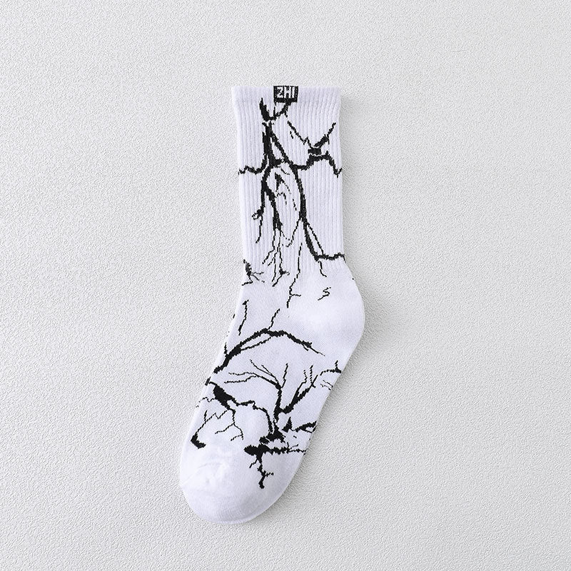 Korean Version Of Street Skateboard Basketball Socks