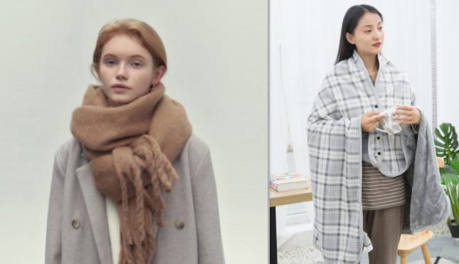 Glutinous Idle Style Thermal Long Scarf