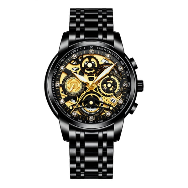 Waterproof men's quartz watch