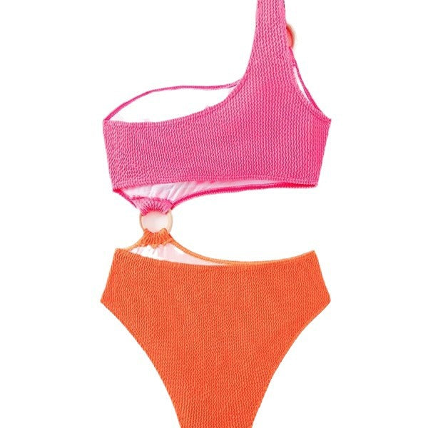 European And American One-shoulder Swimsuit One Piece Sexy Bikini