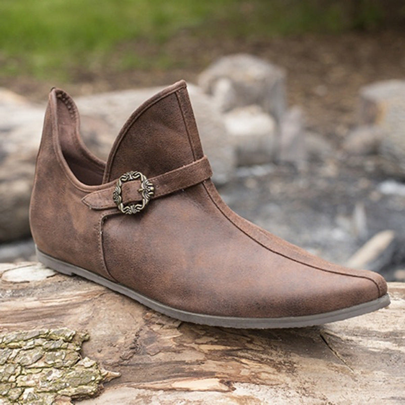 Women's Fashion Belt Buckle Ankle Boots