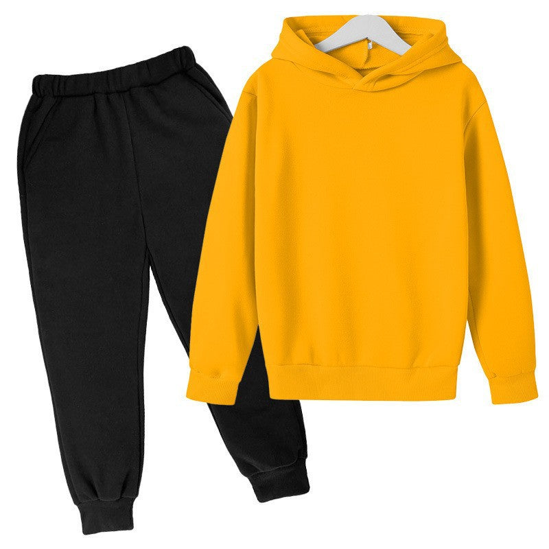 Unisex Hoodie And Sweatpants Twopiece Set