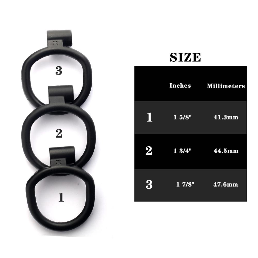 Men's black light cb chastity lock