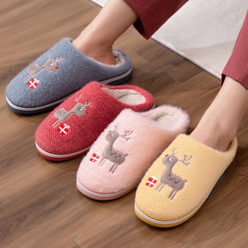Warm thick cartoon indoor winter cotton wool drag