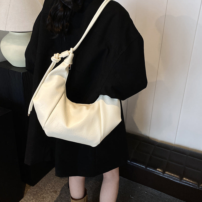 Retro Dumpling Bag Women's Lazy Large Capacity