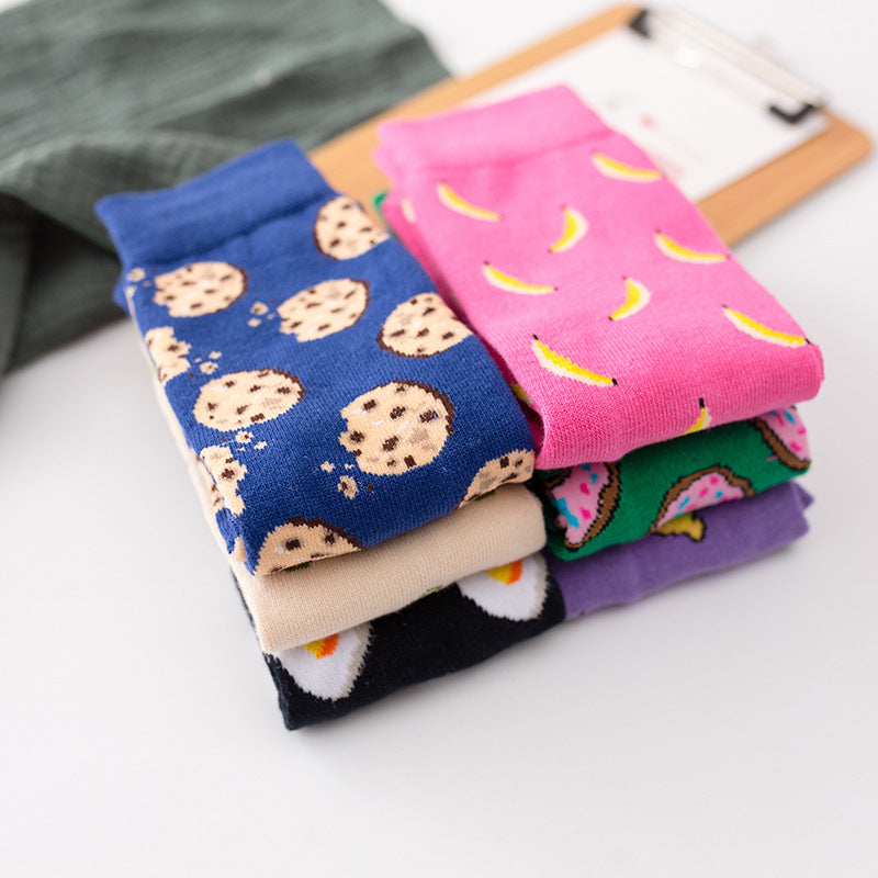 Autumn/winter food series socks