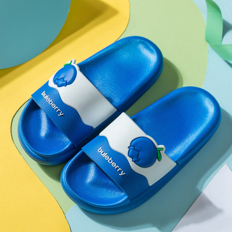 Cute cartoon fruit children slippers