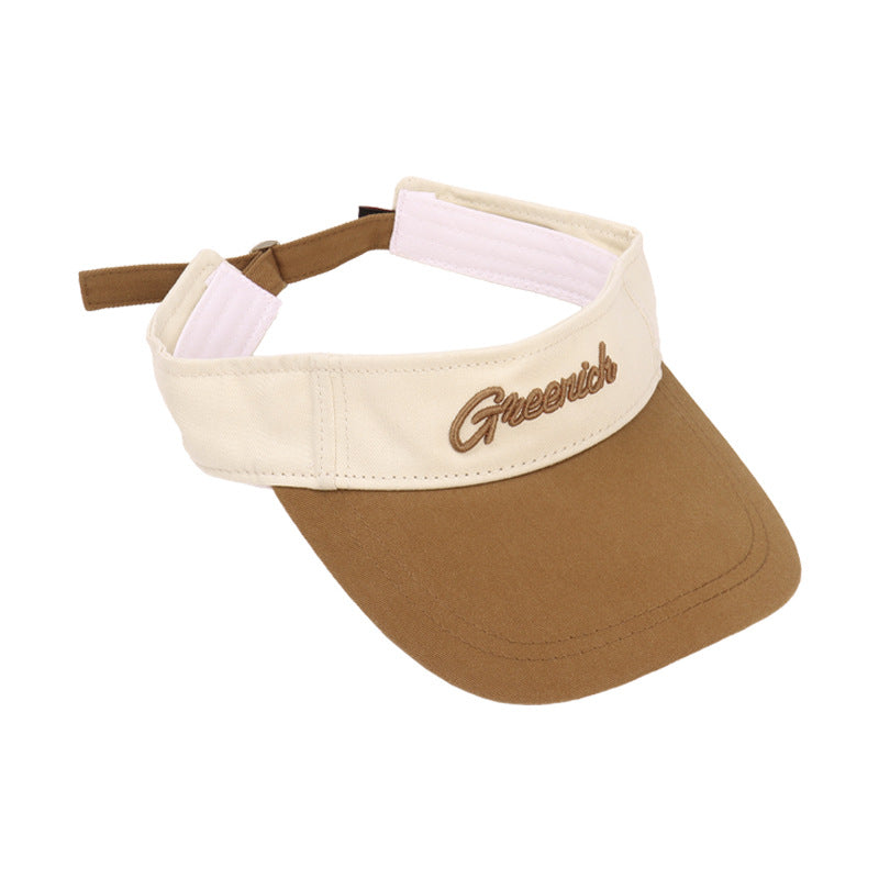Women's Letter Color Matching UV-proof Sun Hat