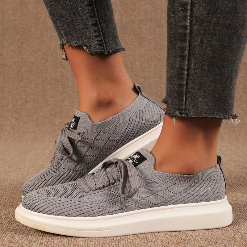 European And American Large Size Women's Flat Light Running Casual Shoes Women's Shoes