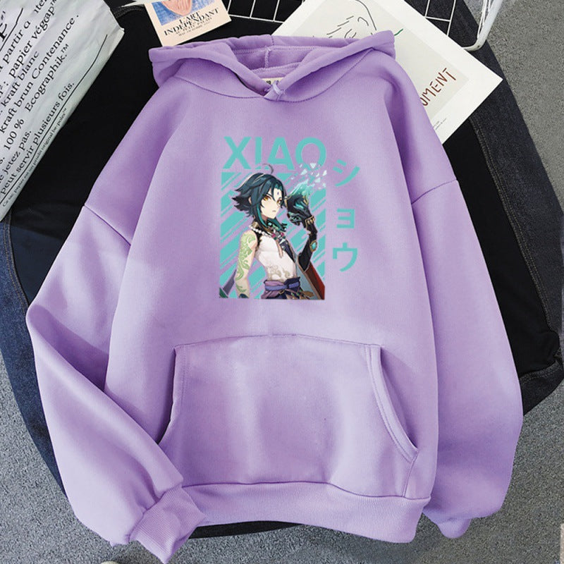 Couple Fleece Hooded Pullover Sweater