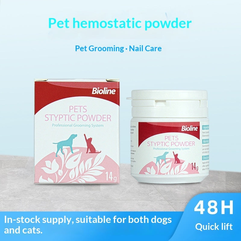 Hemostatic Powder For Trimming Cats And Dogs Nails