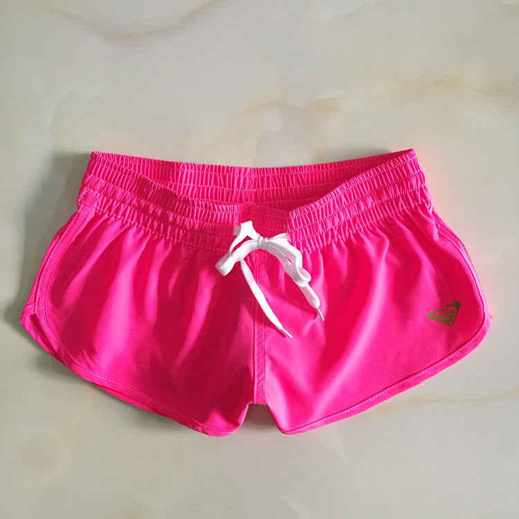 Summer Wine Red Solid Color Ladies Beach Pants