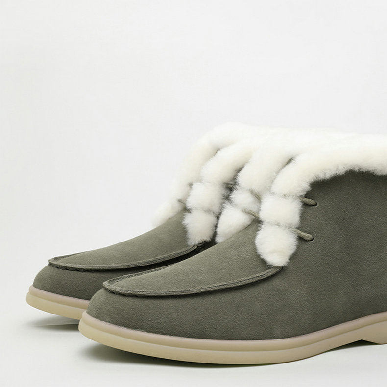 Plus Size Warm And Velvet Snow Boots Ankle Boots