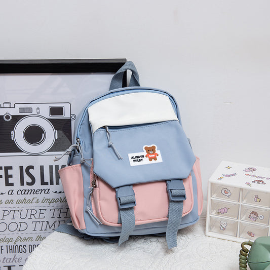 Girl Heart Oxford Cloth Small Canvas Mini Backpack