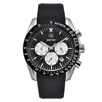 Waterproof men's quartz watch