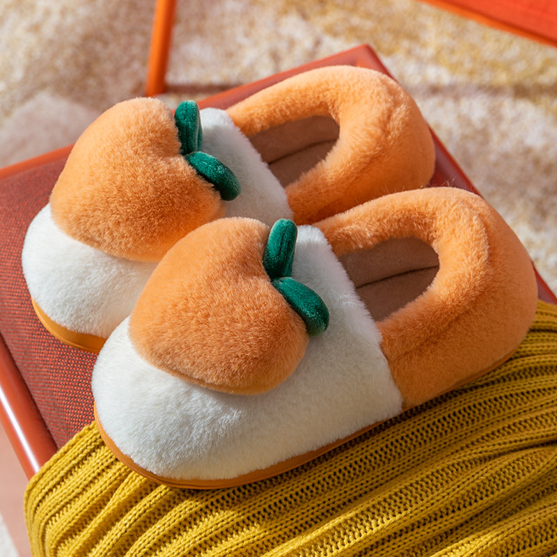 Women's winter bag with household cotton slippers