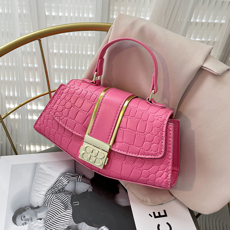 Women's Stone Pattern Fashion Women's Portable Shoulder Messenger Bag
