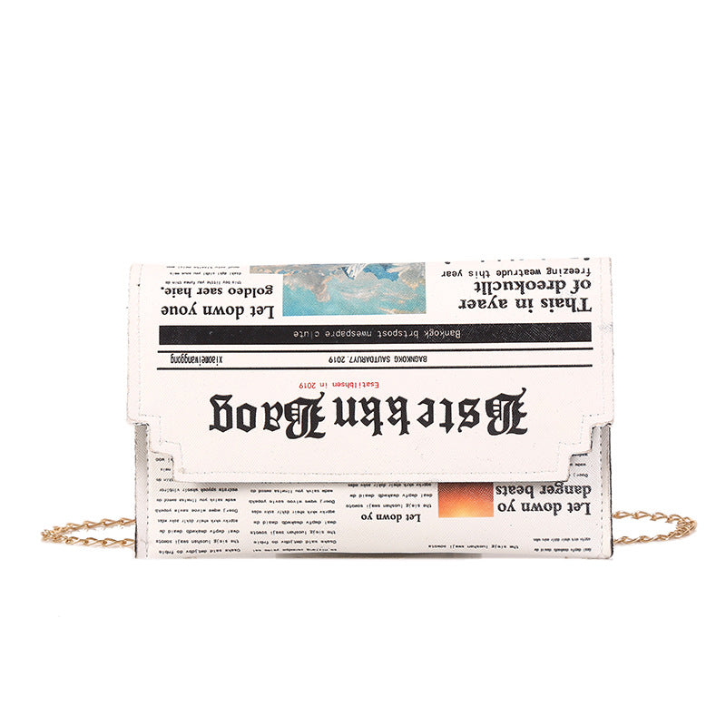 Personalized Inkjet Printing Crossbody Shoulder Envelope Bag