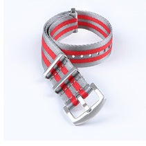 Colorful Striped Canvas Belt 20ADD22mm