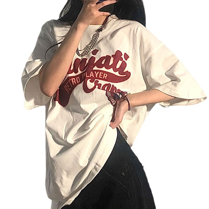 White Short Sleeve Half Sleeve Top