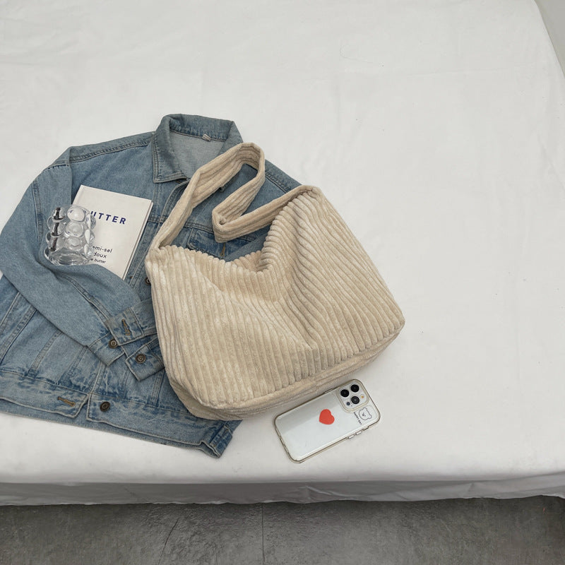 Stylish Good Texture Simple Casual Large Capacity Shoulder Underarm Bag