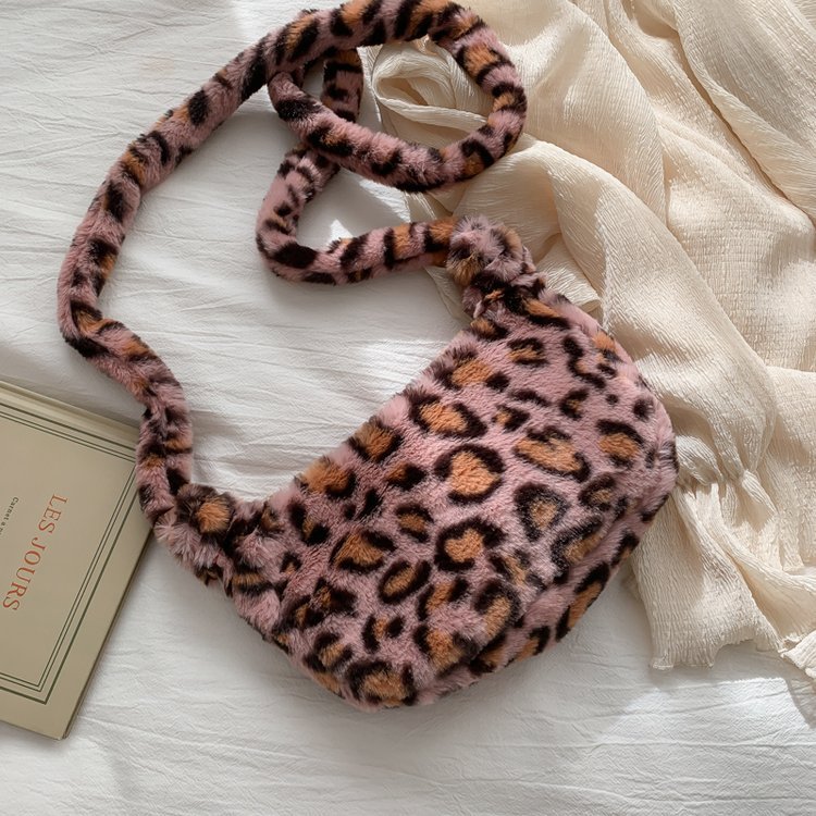Plush Bag Women Autumn And Winter One-shoulder Handbag