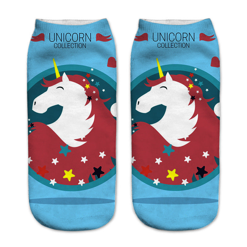 Digital Printing Women's Socks 3d